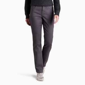 Kuhl Kontra Straight Leg Pants Womens 2 Short Charcoal Gray Performance Trousers